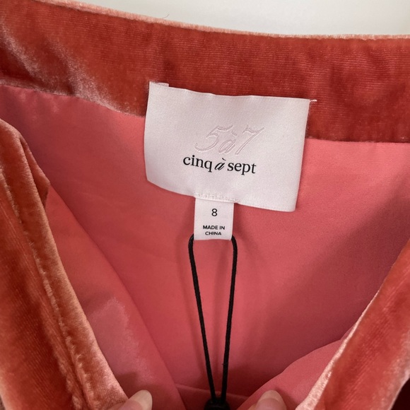 CINQ A SEPT | Kiki Velvet Mini Dress - Picture 7 of 11